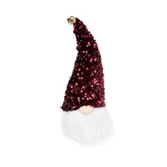 Дед Мороз со светом BOB, красный, H28см цена и информация | Рождественское украшение CA1029 | 220.lv