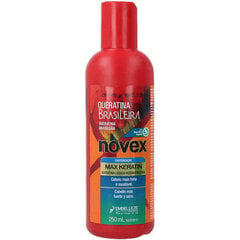 Krēms matu veidošanai, Novex Brazilian Keratin, 250 ml цена и информация | Средства для укладки волос | 220.lv