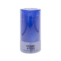 Свеча HEALING CRYSTAL SPA, D6.8xH14 cм, синяя (аромат - океан) цена и информация | Подсвечники, свечи | 220.lv