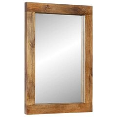Spogulis vidaXL, brūns cena un informācija | Spoguļi | 220.lv