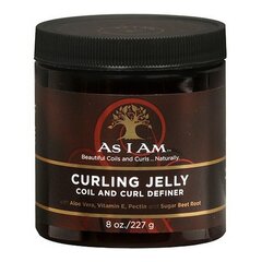 Krēms loku veidošanai, As I Am Curly Jelly, 227 g цена и информация | Средства для укладки волос | 220.lv