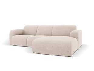 Labās puses dīvāns Windsor & Co Lola, 250x170x72 cm, smilškrāsas cena un informācija | Stūra dīvāni | 220.lv