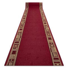 Neslīdošs paklājs JENA tumši sarkans 100cm cena un informācija | Paklāji | 220.lv