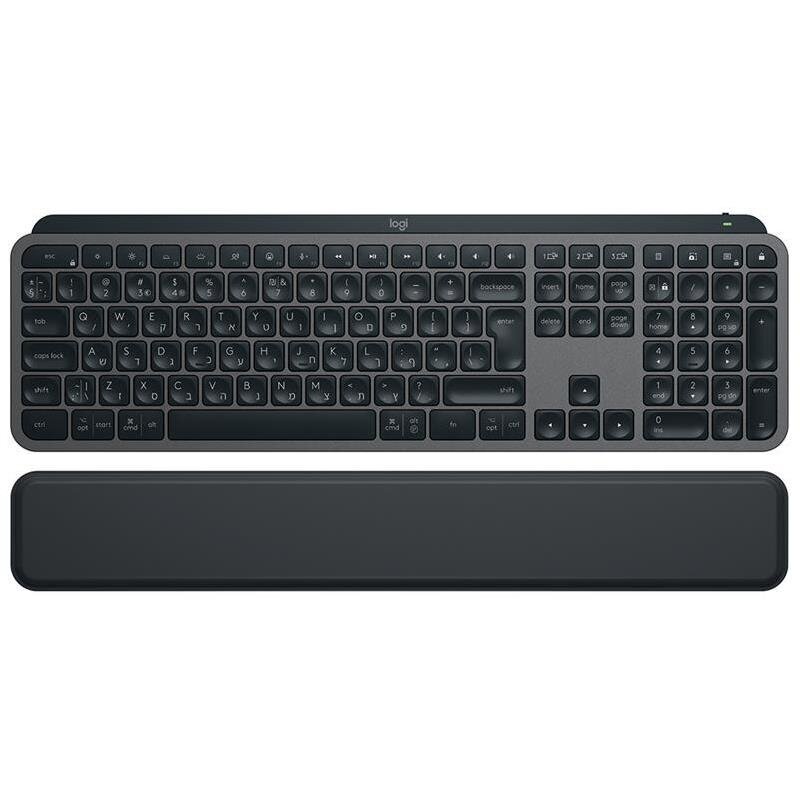 Logitech MX Keys S Plus, US, black - Wireless keyboard cena un informācija | Klaviatūras | 220.lv