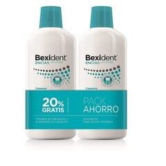 Ополаскиватель для полости рта Isdin Bexident 2 x 500 ml Ежедневное использование Здоровые десны цена и информация | Зубные щетки, пасты | 220.lv