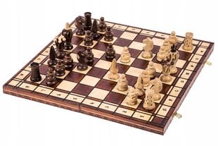 Galda spēle koka šahs, 48 x 48 cm цена и информация | Настольные игры, головоломки | 220.lv