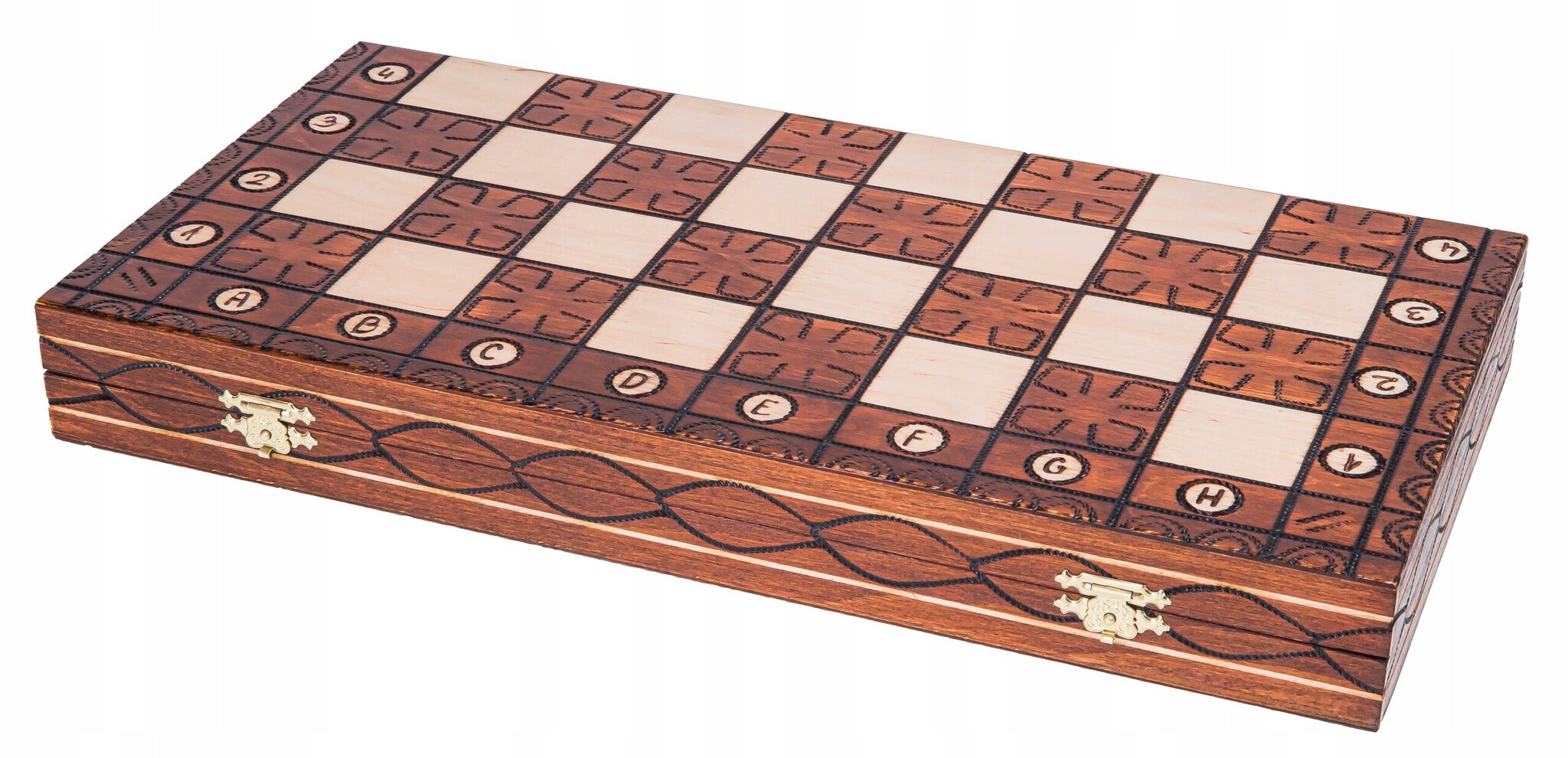 Galda spēle koka šahs Junior, 41 x 41 cm cena un informācija | Galda spēles | 220.lv