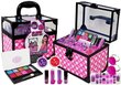 Make-up un manikīra komplekts rozā koferī cena un informācija | Bērnu kosmētika, līdzekļi jaunajām māmiņām | 220.lv