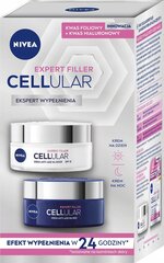 Dienas un nakts krēms Nivea Hyaluron Cellular Filler цена и информация | Наносите на чистую кожу лица. Подержите около 10-15 минут и смойте водой. | 220.lv