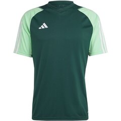 Adidas vīriešu T-krekls Tiro 23 Competition Jersey M HU1297, zaļš cena un informācija | Vīriešu T-krekli | 220.lv