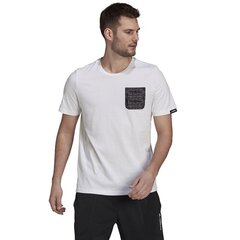 Adidas T-krekls vīriešiem TX Pocket Tee M GU8993, balts cena un informācija | Vīriešu T-krekli | 220.lv