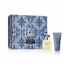 Komplekts Dolce & Gabbana Light Blue vīriešiem: tualetes ūdens EDT, 75 ml + balzams pēc skūšanās, 50 ml cena un informācija | Vīriešu smaržas | 220.lv