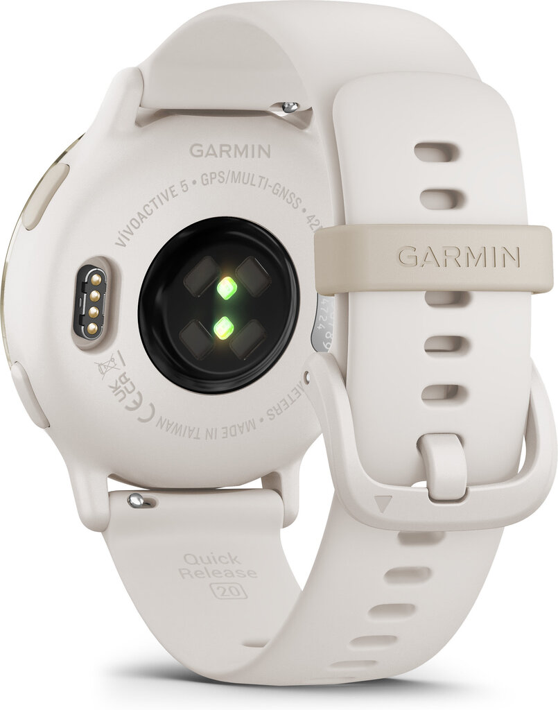 Garmin Vívoactive® 5 Cream Gold Aluminum Bezel with Ivory Case and Silicone Band cena un informācija | Viedpulksteņi (smartwatch) | 220.lv