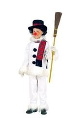 Karnevāla kostīms Sniegavīrs, balts cena un informācija | Karnevāla kostīmi, maskas un parūkas | 220.lv