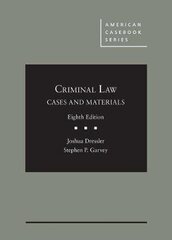 Cases and Materials on Criminal Law 8th Revised edition cena un informācija | Ekonomikas grāmatas | 220.lv