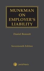 Munkman on Employer's Liability 17th edition цена и информация | Книги по экономике | 220.lv