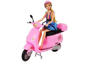 Кукла с розовым самокатом и аксессуарами цена и информация | Игрушки для девочек | 220.lv
