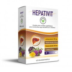 Akcentum Hepativit kapsulas N60 цена и информация | Витамины, пищевые добавки, препараты для хорошего самочувствия | 220.lv