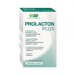 Uztura bagātinātājs Prolacton Plus, 15 kapsulas cena un informācija | Vitamīni, preparāti, uztura bagātinātāji labsajūtai | 220.lv