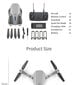 Drone E88 Pro 4k HD цена и информация | Droni | 220.lv