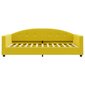 Dīvāngulta ar matraci vidaXL, 100x200 cm, dzeltena cena un informācija | Gultas | 220.lv