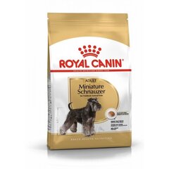 Royal Canin Miniature Schnauzer Adult pieaugušajiem miniatūra šnaucera šķirnes suņiem, 7.5 kg cena un informācija | Sausā barība suņiem | 220.lv