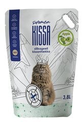 Silikagela pildviela "Suomen Kissa" 3.8L ar ābolu garšu цена и информация | Наполнители для кошачьих туалетов | 220.lv