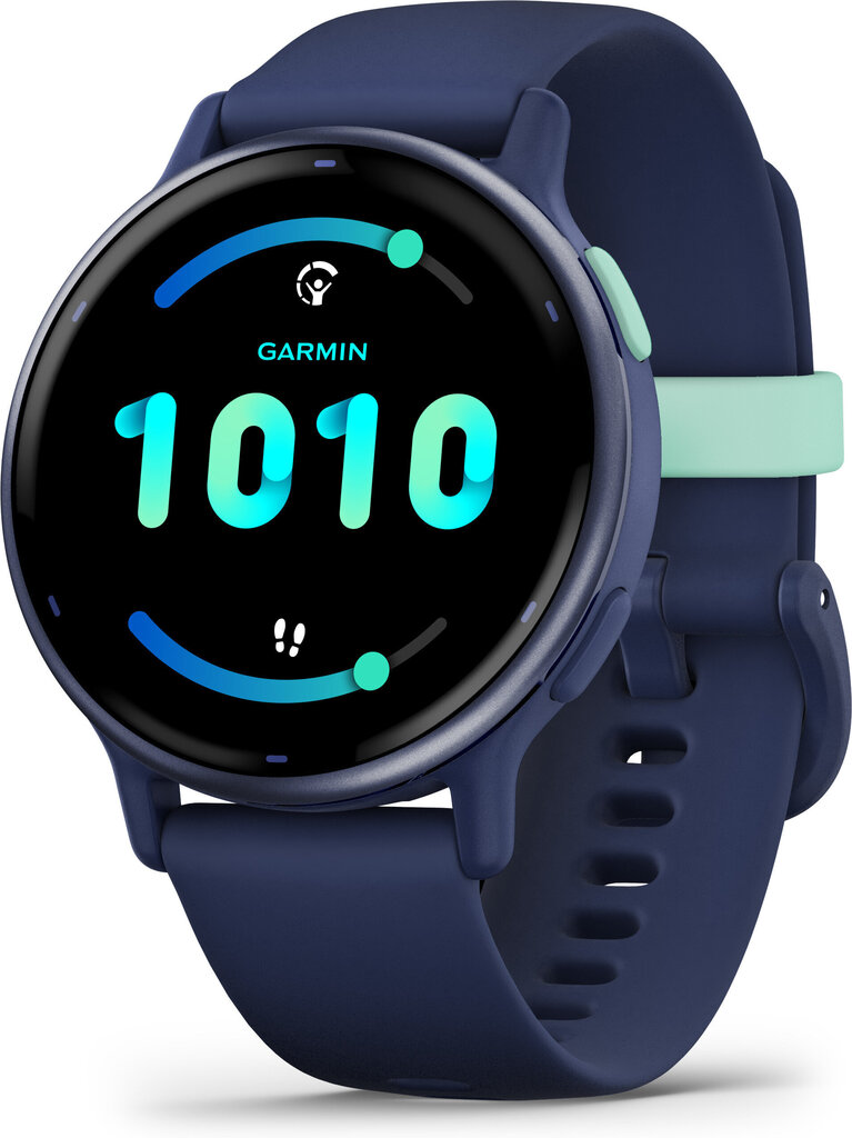 Garmin Vívoactive® 5 Metallic Navy Aluminum Bezel with Navy Case and Silicone Band цена и информация | Viedpulksteņi (smartwatch) | 220.lv