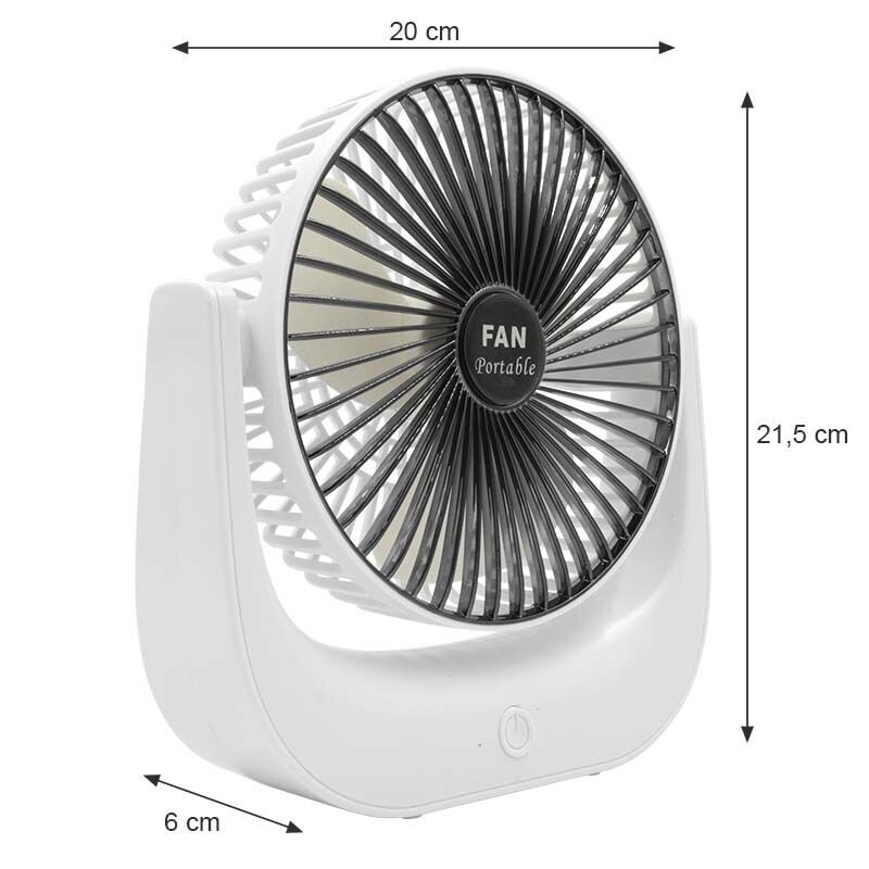 USB bezvadu ventilators NN WP2 BK cena un informācija | Ventilatori | 220.lv
