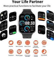 Electronics LV-Q23 Black цена и информация | Смарт-часы (smartwatch) | 220.lv
