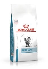 Royal Canin Veterinary Cat Derma Skin Coat kaķiem pēc sterilizācijas/kastrācijas, 1,5 kg cena un informācija | Sausā barība kaķiem | 220.lv