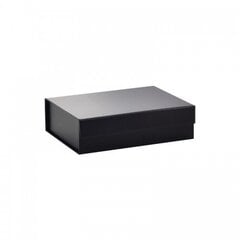 Magnētiskā dāvanu kastīte, 20x15x5 cm, melns cena un informācija | Dāvanu saiņošanas materiāli | 220.lv