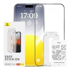 Privacy Protection Tempered Glass Baseus Sapphire iPhone 15 Plus цена и информация | Защитные пленки для телефонов | 220.lv