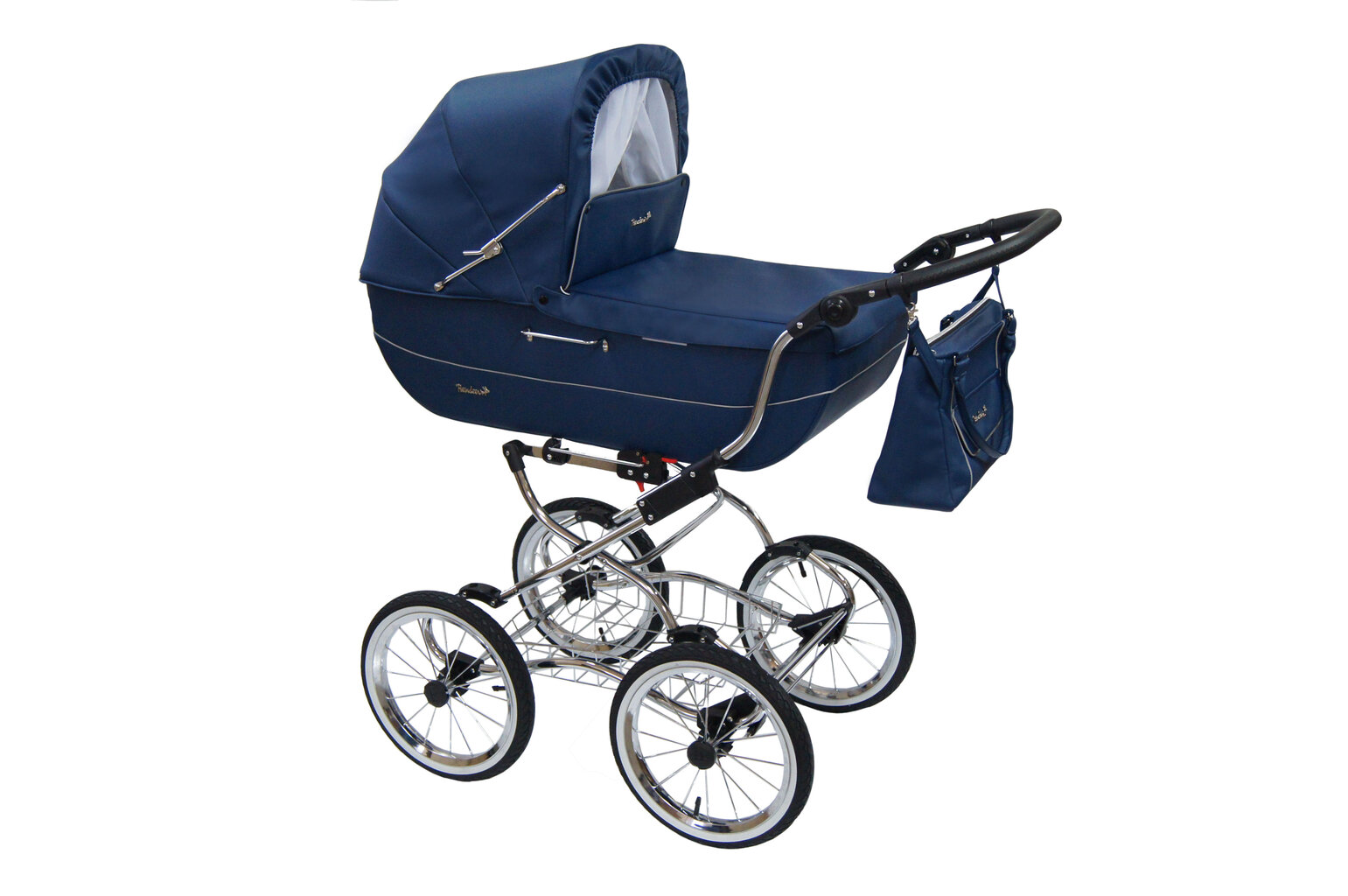 Ratiņi Baby Fashion Renee un autokrēsliņš, blue цена и информация | Bērnu rati | 220.lv