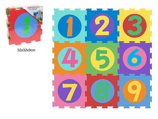 Mīkstais putu paklājs - puzle Smily Play 5025 цена и информация | Развивающие коврики | 220.lv