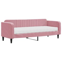 Dīvāngulta ar matraci vidaXL, 80x200 cm, rozā цена и информация | Кровати | 220.lv