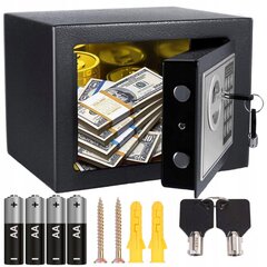 Elektroniskais mājas seifs ar atslēgas koda baterijām cena un informācija | Seifi | 220.lv