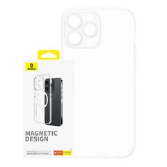 Magnetic Phone Case for iPhone 15 Pro Baseus OS-Lucent Series (Clear) цена и информация | Чехлы для телефонов | 220.lv