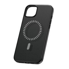 Magnetic Phone Case for iPhone 15 Baseus Fauxther Series (Black) цена и информация | Чехлы для телефонов | 220.lv