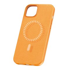 Magnetic Phone Case for iPhone 15 ProMax Baseus Fauxther Series (Orange) цена и информация | Чехлы для телефонов | 220.lv