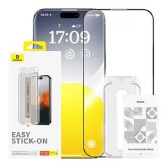 Privacy Protection Tempered Glass Baseus Sapphire iPhone 15 Plus цена и информация | Защитные пленки для телефонов | 220.lv