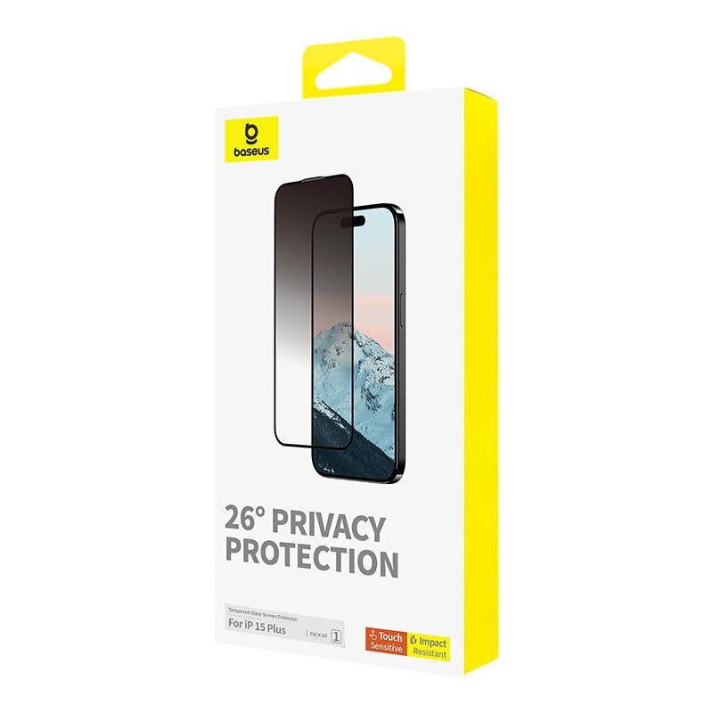 Baseus Sapphire Privacy Protection Tempered Glass cena un informācija | Ekrāna aizsargstikli | 220.lv