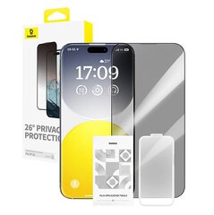 Privacy Protection Tempered Glass Baseus Sapphire iPhone 15 Plus цена и информация | Защитные пленки для телефонов | 220.lv