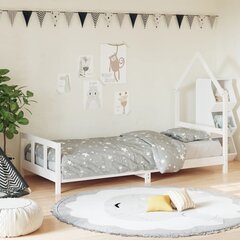 Bērnu gultas rāmis vidaXL, 90x190 cm, balts cena un informācija | Bērnu gultas | 220.lv