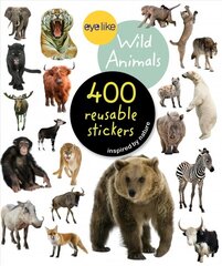 Eyelike Stickers: Wild Animals cena un informācija | Grāmatas pusaudžiem un jauniešiem | 220.lv