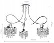 LM-Lighting piekaramā lampa Tina 3 cena un informācija | Griestu lampas | 220.lv