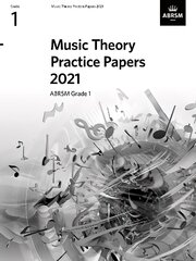 Music Theory Practice Papers 2021, ABRSM Grade 1 cena un informācija | Mākslas grāmatas | 220.lv