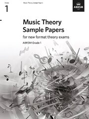 Music Theory Sample Papers, ABRSM Grade 1 cena un informācija | Mākslas grāmatas | 220.lv