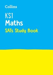 KS1 Maths SATs Study Book: For the 2023 Tests edition, KS1 Maths SATs Revision Guide cena un informācija | Grāmatas pusaudžiem un jauniešiem | 220.lv