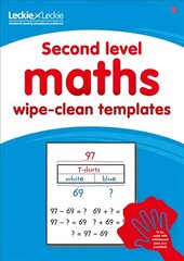 Second Level Wipe-Clean Maths Templates for CfE Primary Maths: Save Time and Money with Primary Maths Templates cena un informācija | Grāmatas pusaudžiem un jauniešiem | 220.lv